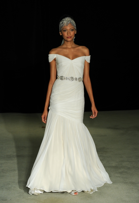 Anne Barge - Fall 2014 Bridal Collection  - Carmina Wedding Dress</p>

<p